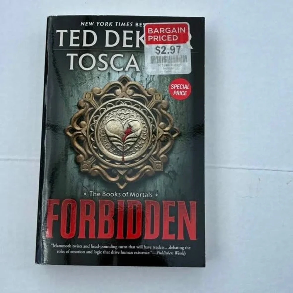 Forbidden Ted Dekker Tosca Lee Books of Mortals Paperback Fantasy Thriller Novel